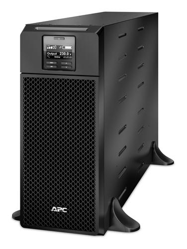 Источник бесперебойного питания APC Smart-UPS SRT 6000VA (SRT6KXLI) (черный Входной 230V /Выход 230V, Interface Port Contact Closure, RJ-45 10/100 Base-T, RJ-45 Serial, Smart-Slot, USB, Extended runtime mode)