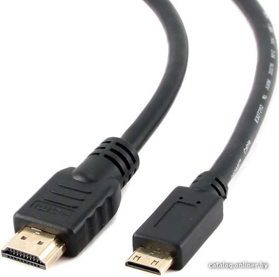 Кабель HDMI- miniHDMI 1.8m, Gembird ver1.4 (CC-HDMI4C-6), позолоченные контакты, Black