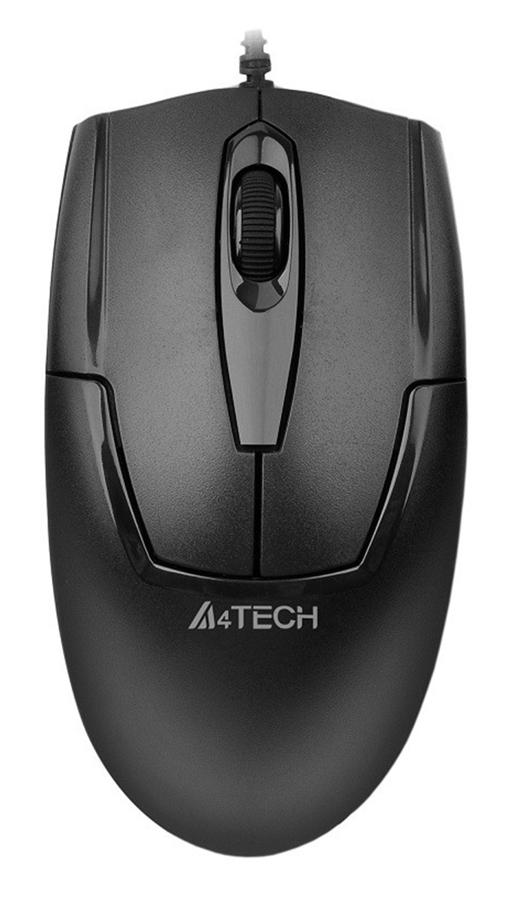 Mouse A4 Tech OP-540NU Black, USB Оптическая, 3 кнопки + колесо прокрутки, RTL