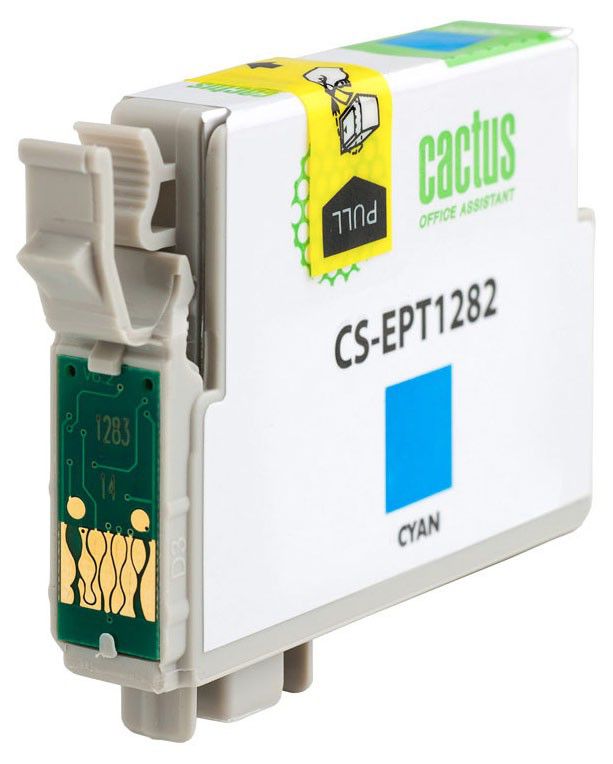 Картридж Cactus CS-EPT1282 голубой для Epson Stylus S22/SX125/SX420/SX425 (7ml)