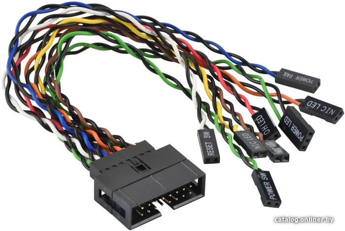 Кабель-переходник Supermicro 6-Inch 16Pin  (CBL-0084L) (для подключения лицевой панели)