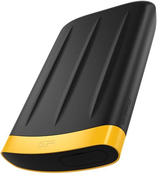 External HDD 2.5" USB3.0 Silicon Power 1TB Armor A65 (SP010TBPHDA65S3K) Black-Yellow