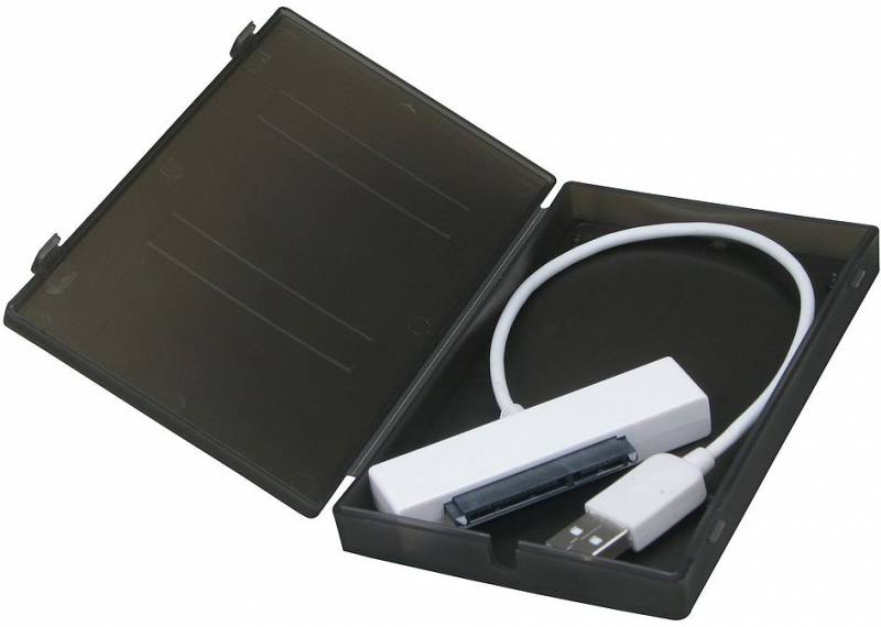 External case for HDD 2,5" AgeStar SUBCP1 Black (2.5", SATA,USB2.0) RTL