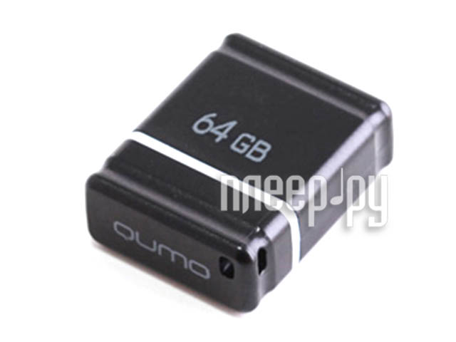 64 Gb QUMO Nano Black USB2.0