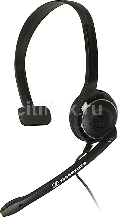 Гарнитура Sennheiser PC 7 USB, 2м кабель, Black
