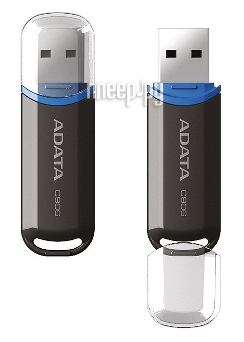 16 Gb A-Data C906 Black (AC906-16G-RBK) USB 2.0 Retail