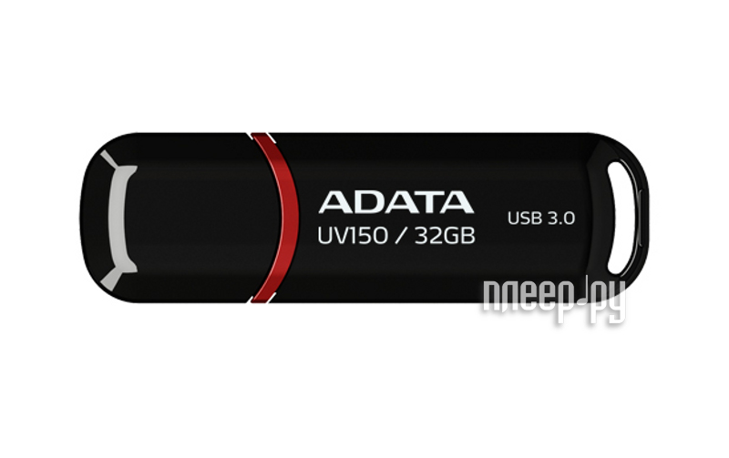 32 Gb USB3.0 A-Data DashDrive UV150 (AUV150-32G-RBK) Black