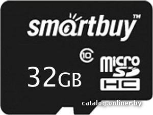 Micro SD 32 Gb SmartBuy Class10 (SB32GBSDCL10-00) RTL