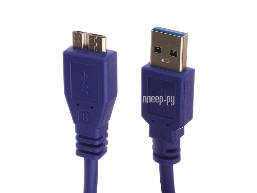 Кабель USB 3.0 Pro A-microB 0.5m Gembird CCP-mUSB3-AMBM-0.5M Black