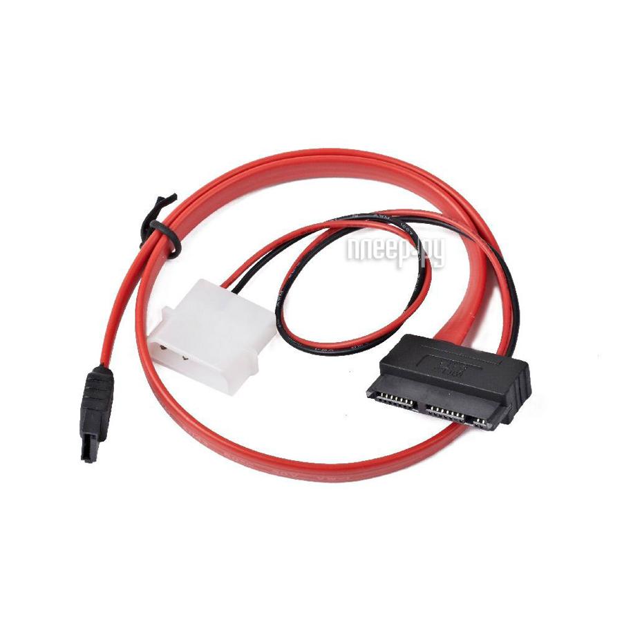 Кабель microSATA(comdo) Gembird/Cablexpert (CC-MSATA-001), molex+SATA/microSATA, 9pin+7pin, для 1.8"HDD