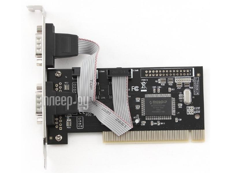 Контроллер PCI COM Gembird (SPC-1) порты: 2 внешн. COM (RS232) (MOSCHIP MCS9835)
