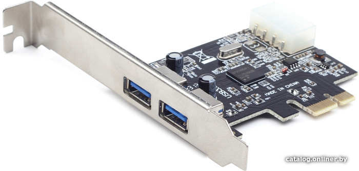 Контроллер PCI-E USB3.0 Gembird (UPC-30-2P) порты: 2 внешн. (NEC D7202)