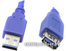 Кабель USB 3.0 A-A 1.8m (удлинитель) VCOM (VUS7065-1.8м) 