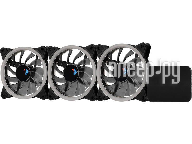 Вентилятор 120mm Aerocool REV RGB PRO (3х RGB 120х120х25мм REV RGB вентилятора + контроллер P7-H1)