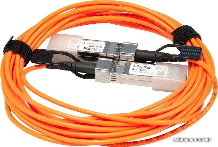 Кабель MikroTik S+AO0005 SFP+ direct attach Active Optics cable, 5m