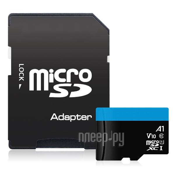 Micro SD 64 Gb A-Data (AUSDX64GUICL10A1-RA1) Class 10 UHS-I U1 + SD-adapter RTL