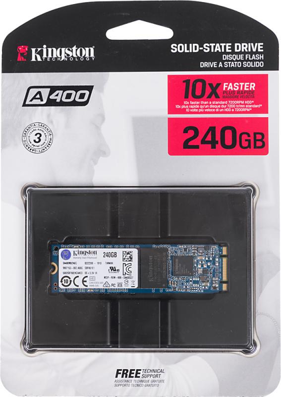 SSD M.2 Kingston 240Gb A400 (SA400M8/240G) RTL