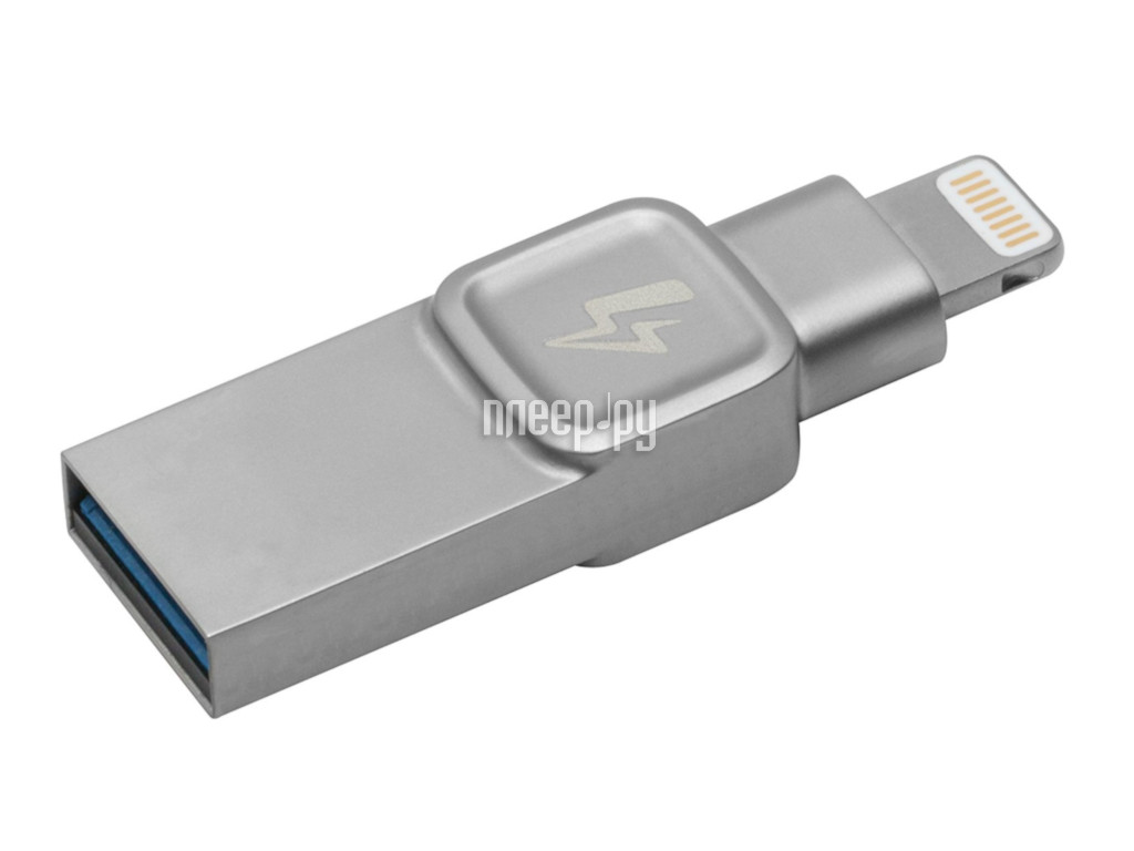 64 Gb USB3.0 Kingston DataTraveler Bolt Duo Lightning (iPhone, iPad) + USB3.1 C-USB3L-SR64G-EN