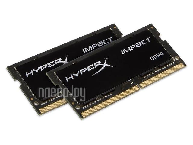 SO-DIMM DDR4 32GB KITof2 (2x16Gb) PC-23400 2933Mhz Kingston HyperX Impact (HX429S17IBK2/32) CL17 RTL