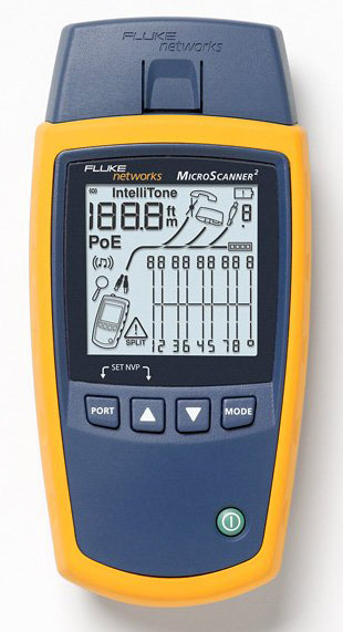 Тестер Fluke MicroScanner2 MS2-100 RJ11/RJ45