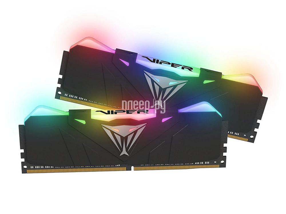 DDR4 16GB KITof2 PC-28800 3600MHz Patriot Viper RGB (PVR416G360C7K) CL17 RTL