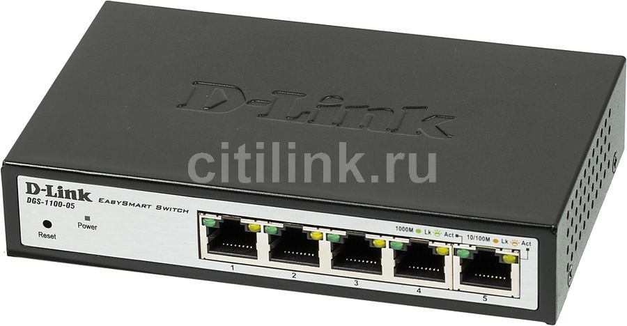 Switch Gigabit D-Link 5-port DGS-1100-05/A1A/B1A RTL