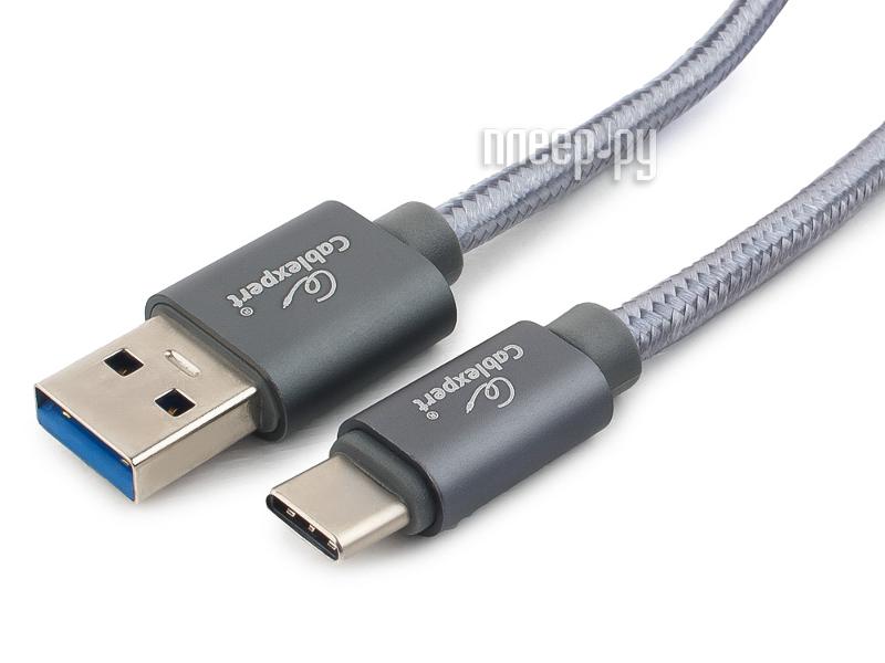 Кабель USB 3.0 AM/Type-C 1,8m Gembird CC-P-USBC03Gy-1.8M