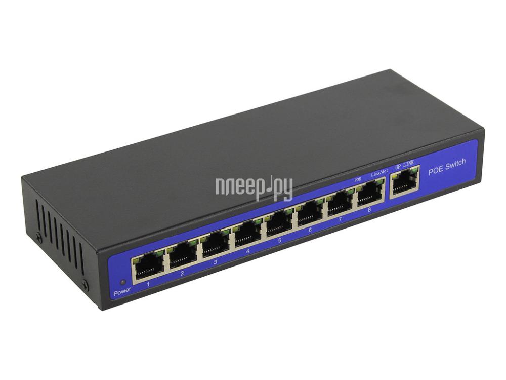 Коммутатор PoE 8 портов 10/100Mbps ORIENT SWP-7508POE