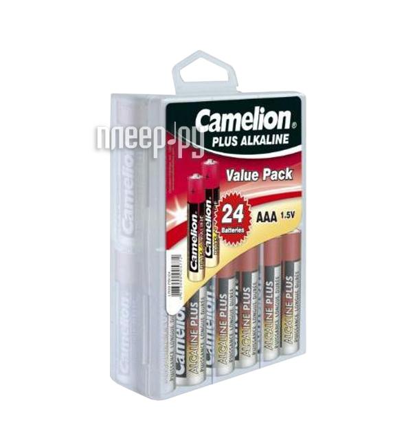 Батарейка Camelion Alkaline Plus AAA LR03 LR03-PB24 (24 штуки)