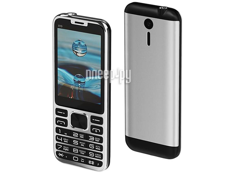 Мобильный телефон Maxvi X10 Metallic Silver