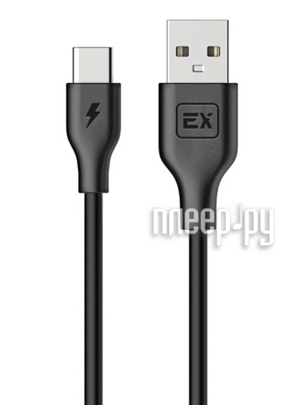 Кабель Exployd USB - TYPE-C Classic 2m Black EX-K-490