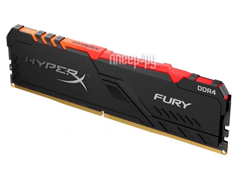 DDR4 8GB PC-19200 2400MHz Kingston HyperX Fury RGB (HX424C15FB3A/8) CL15 RTL