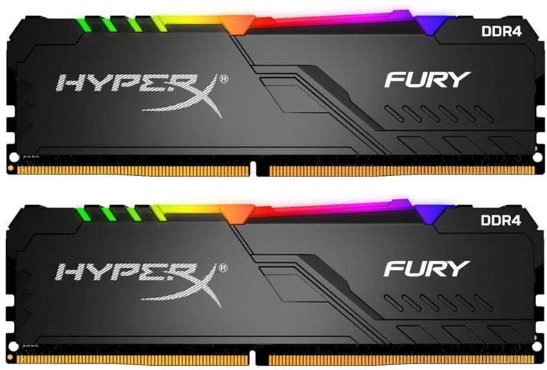 DDR4 16GB KITof2 PC-24000 3000MHz Kingston HyperX Fury RGB (HX430C15FB3AK2/16) CL15 RTL