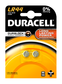 Батарейка Duracell LR44-2BL (2 шт. в уп-ке)