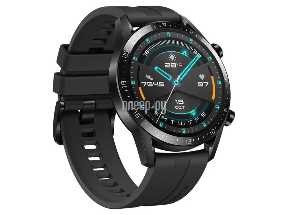 Смарт-часы Huawei Watch GT 2 Matte Black / Black Fluoroelastomer 55024335