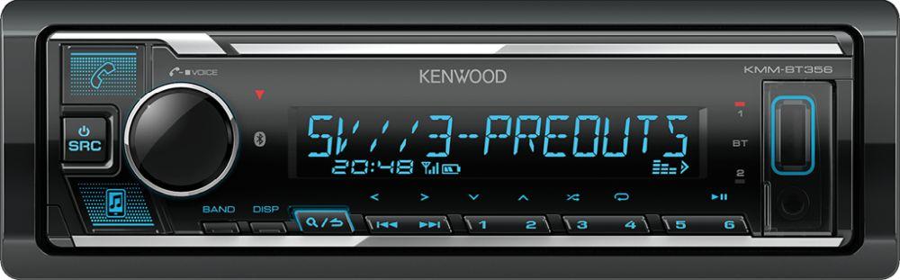 Автомагнитола Kenwood KMM-BT356,  USB