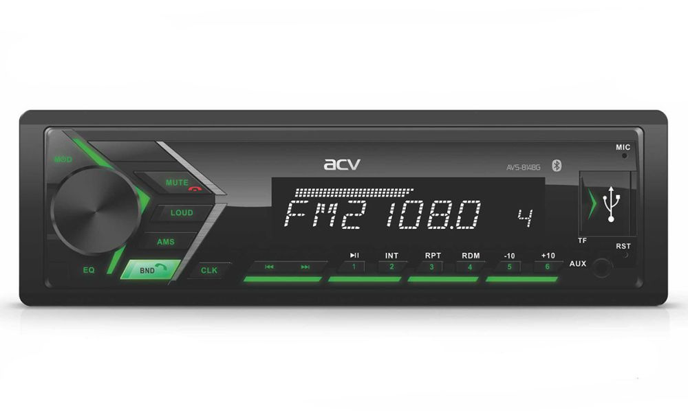 Автомагнитола ACV AVS-814BG,  USB,  SD