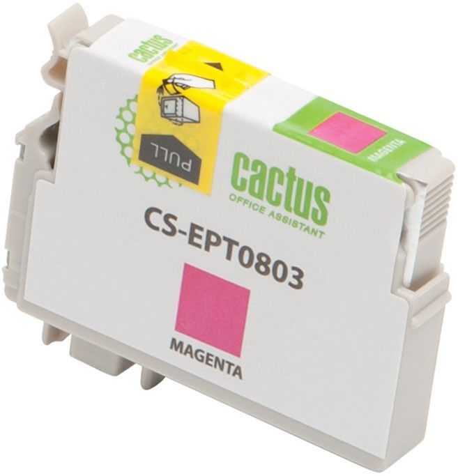 Картридж Cactus CS-EPT0803, пурпурный