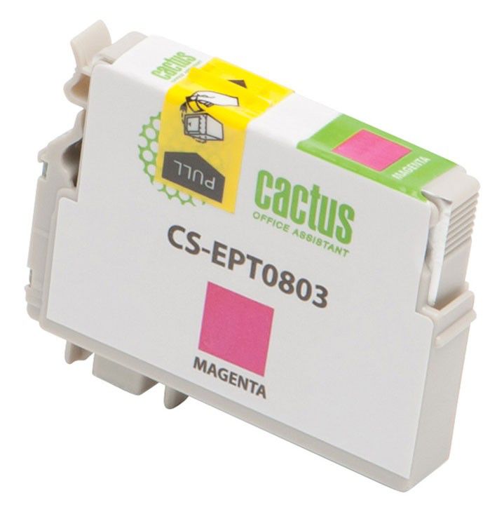 Картридж Cactus CS-EPT0803, пурпурный