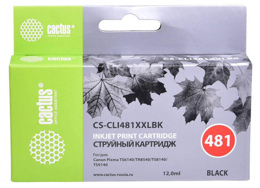 Картридж Cactus CS-CLI481XXLBK, черный