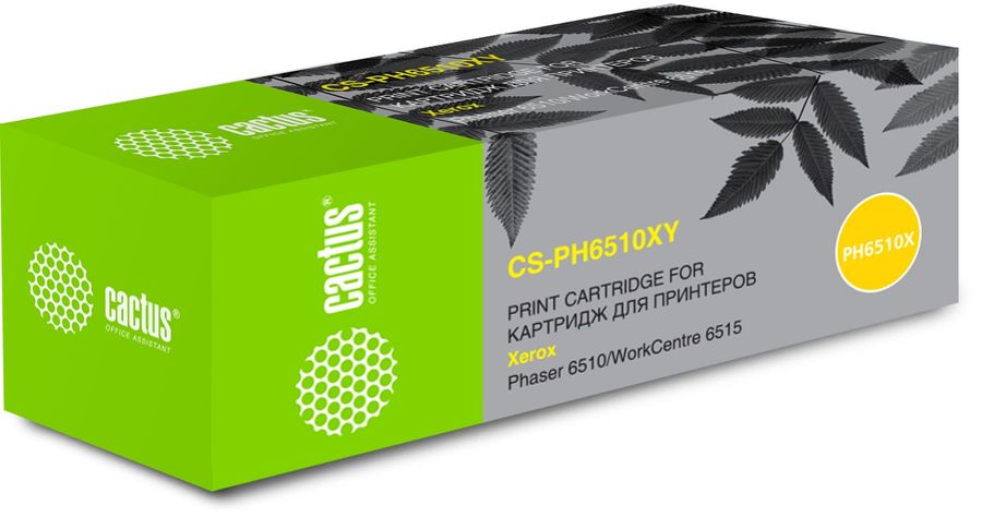 Картридж Cactus 106R03695, желтый [cs-ph6510xy]