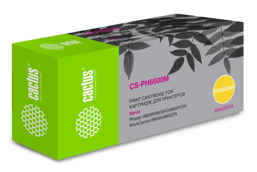 Картридж Cactus 106R02234, пурпурный [cs-ph6600м]