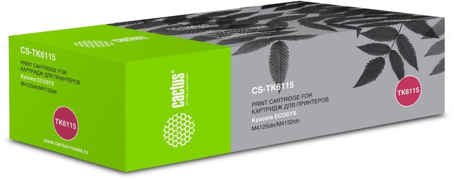 Картридж Cactus CS-TK6115, черный