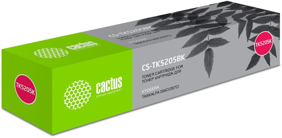 Картридж Cactus CS-TK5205BK, черный