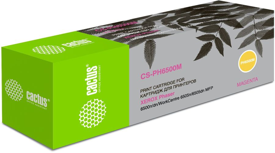 Картридж Cactus CS-PH6500M, 106R01602, пурпурный