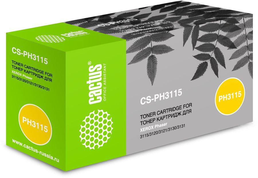 Картридж Cactus CS-PH3115, 109R00725, черный