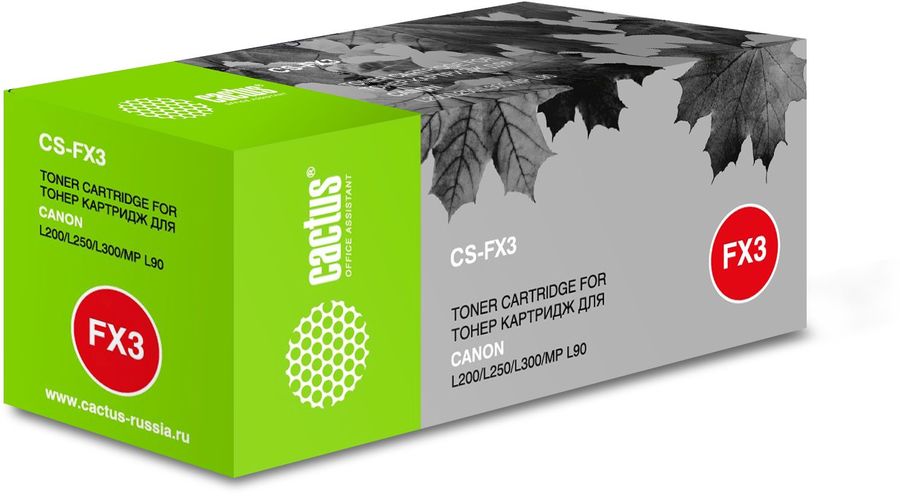Картридж Cactus CS-FX3, черный