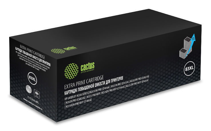 Картридж Cactus CS-CF283XL-MPS, черный