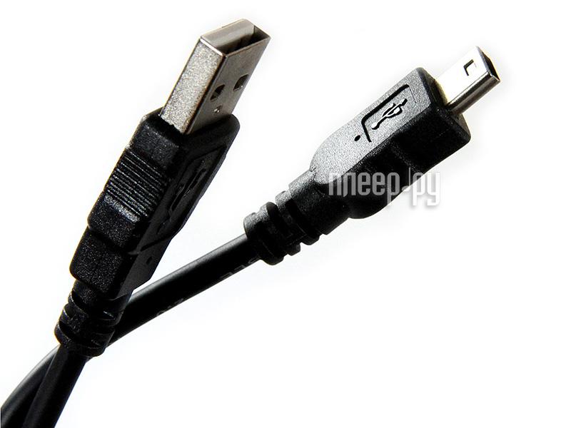 Кабель USB 2.0 A-miniB 3.0m Telecom (TC6911BK-3.0M) Black