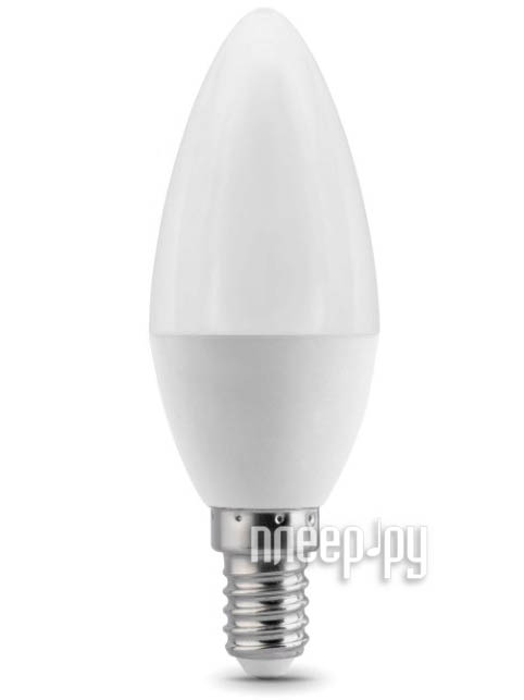 Лампа LED Gauss 6.5Вт свеча 3000К тепл. бел. E14 520лм 150-265В 103101107